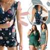 Swim Romper With Built In Bra And Tummy Control And Water Resistant