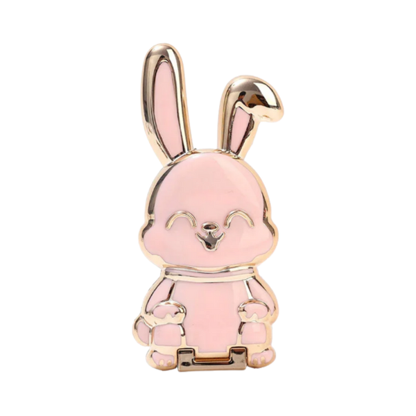 Bunny Shaped Phone Stand Foldable For Desk With Strong Adhesion