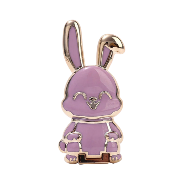 Bunny Shaped Phone Stand Foldable For Desk With Strong Adhesion