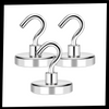 Premium Magnetic Grip Hooks With Forty Pound Holding Power For Home And Travel