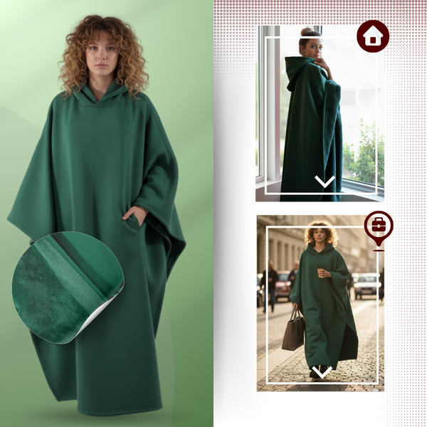Weighted Cloak Hoodie For Calming Comfort And Soft Warmth