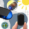 Car Solar Alarm Light With Infrared Sensor For Theft Deterrence