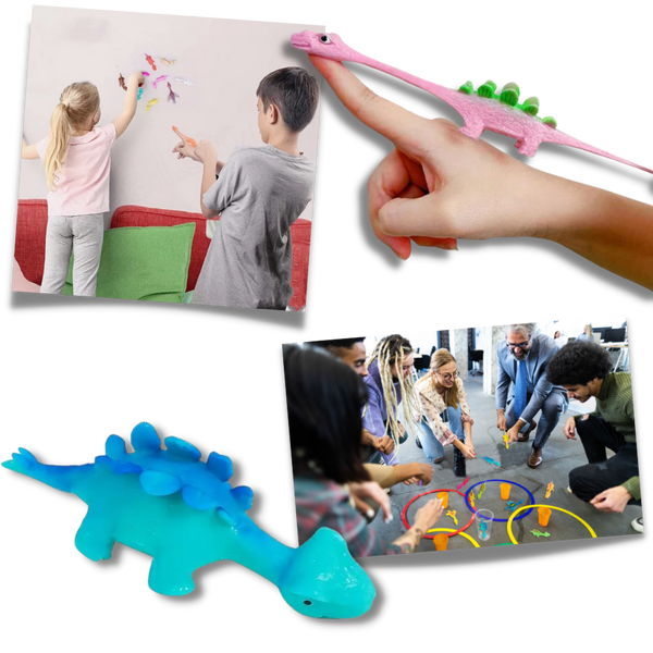 Sticky Slingshot Dinosaur Toy For All Ages With Fun, Collectible Play