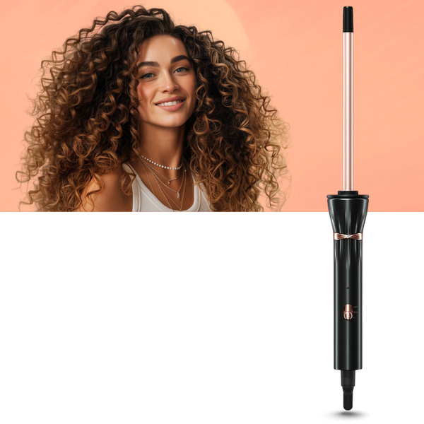 Ceramic Micro Curl Wand For Fast Dual Temp Spiral Curls And Frizz Control