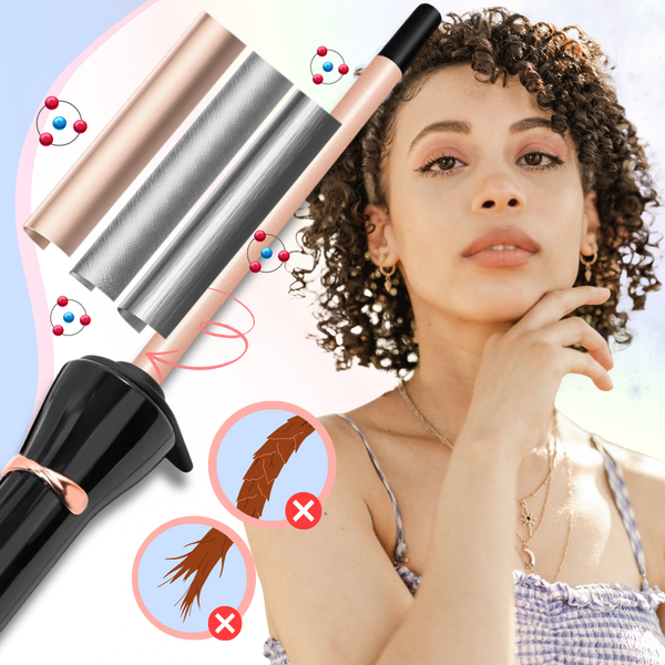Ceramic Micro Curl Wand For Fast Dual Temp Spiral Curls And Frizz Control