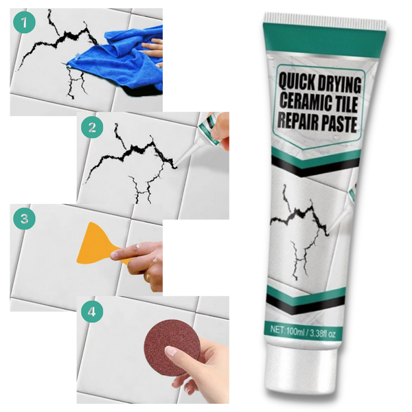 Ceramic Repair Paste Kit For Quick Dry Waterproof Restoration