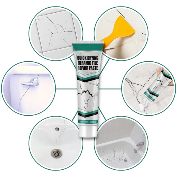 Ceramic Repair Paste Kit For Quick Dry Waterproof Restoration