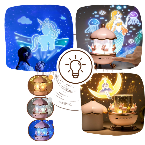 Starry Night Light Projector With Calming Sounds For Nursery