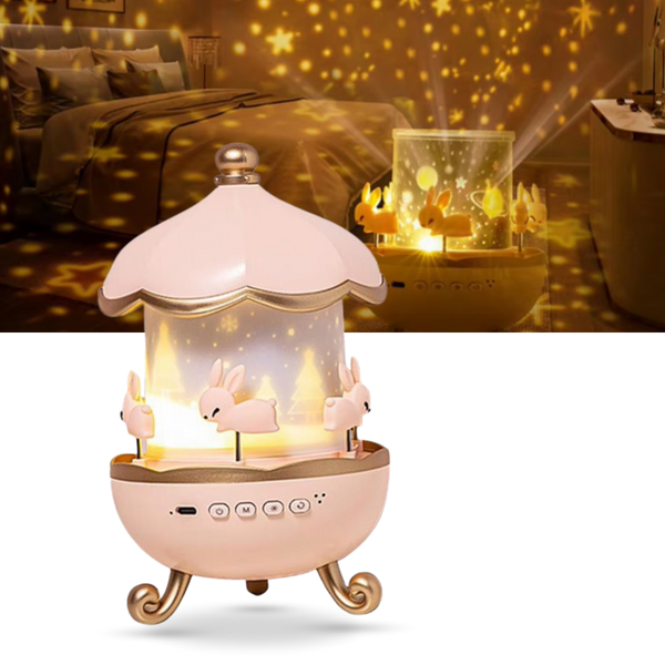 Starry Night Light Projector With Calming Sounds For Nursery