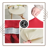 Lux Waterproof Leather Tablecloth With Elastic Fit Wrinkle Free