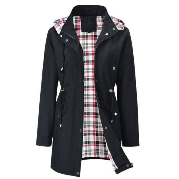 Lightweight Waterproof Trench Coat With Detachable Hood