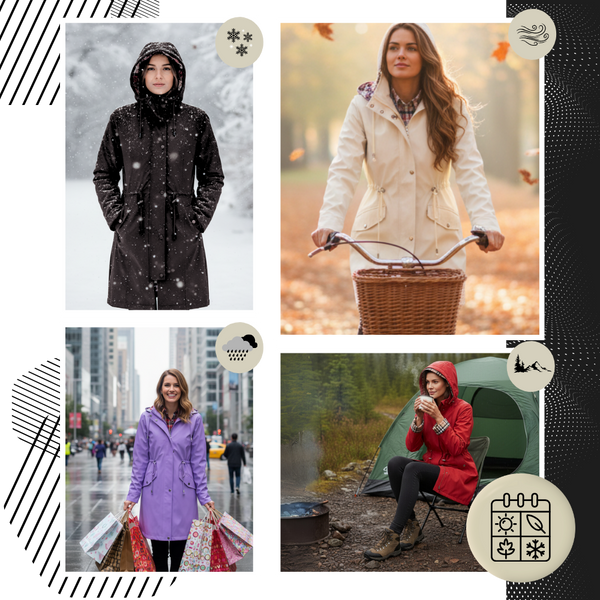 Lightweight Waterproof Trench Coat With Detachable Hood