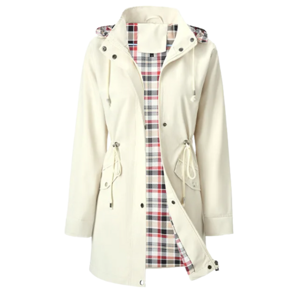 Lightweight Waterproof Trench Coat With Detachable Hood