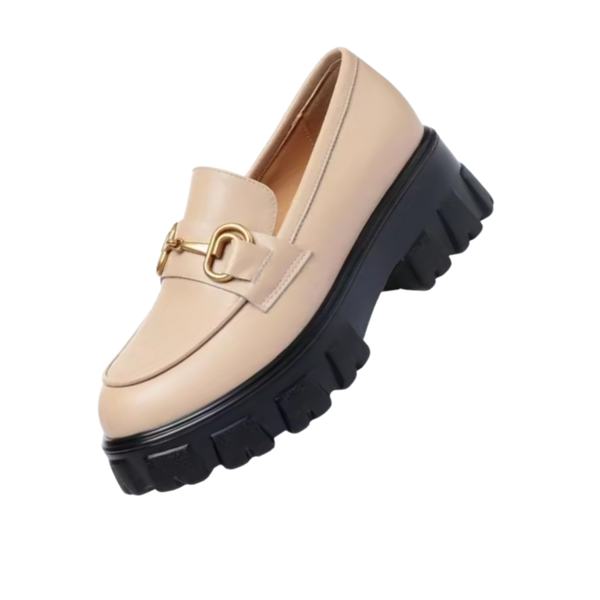 Premium Leather Loafers With Cushioned Comfort And Anti Slip Sole