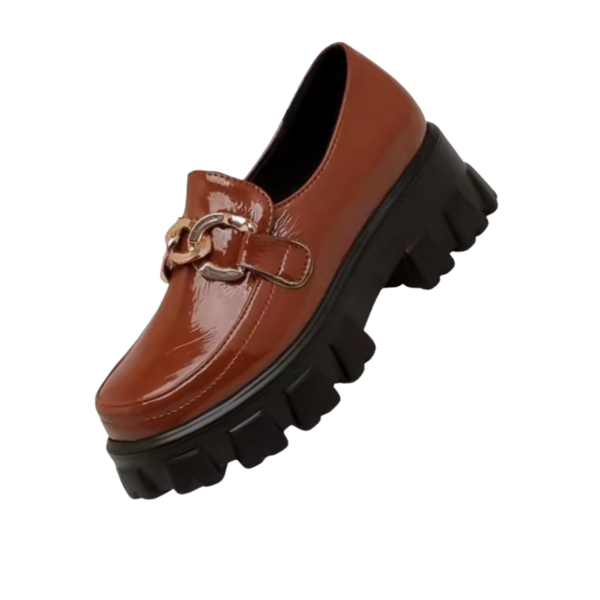 Premium Leather Loafers With Cushioned Comfort And Anti Slip Sole