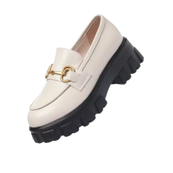 Premium Leather Loafers With Cushioned Comfort And Anti Slip Sole