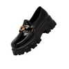 Premium Leather Loafers With Cushioned Comfort And Anti Slip Sole