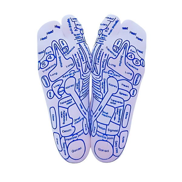 Reflexology Socks For Enhanced Circulation With Trigger Point Massage