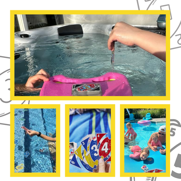 Outdoor Waterproof Card Deck With Quick-Drying Surface For Poolside Games