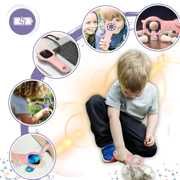 Premium Portable Microscope With 500x Magnification And Built In Camera