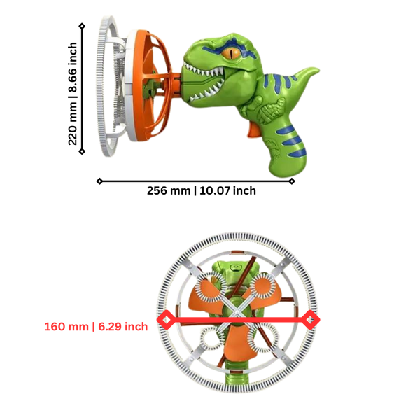 Dinosaur Bubble Machine For Kids Portable Colorful Bubbles