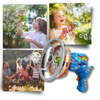 Dinosaur Bubble Machine For Kids Portable Colorful Bubbles