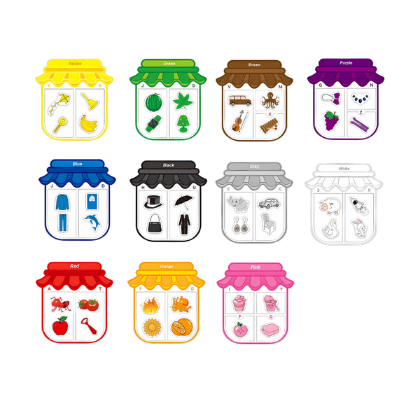 Montessori Magnetic Learning Magnets For Color And Shape Recognition