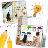 Montessori Magnetic Learning Magnets For Color And Shape Recognition