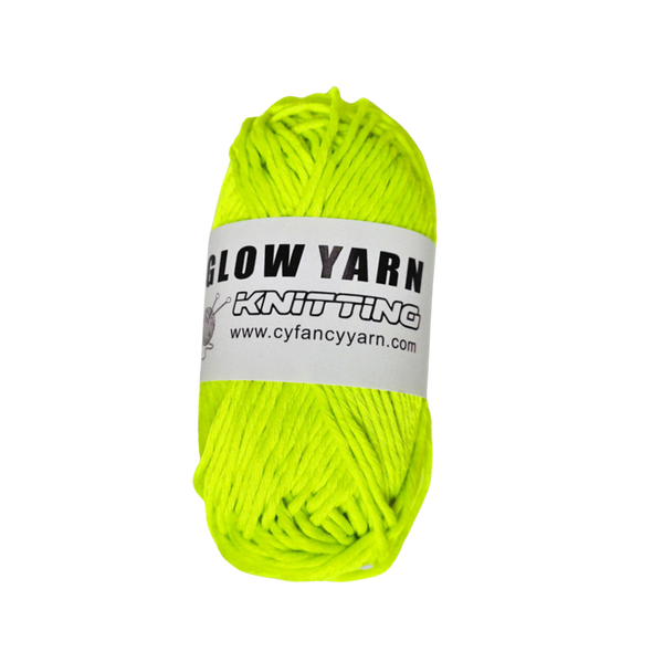 Premium Glow In The Dark Colorful Yarn For Creative Projects