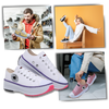 Breathable Canvas Platform Sneaker With Slip Resistant Comfort