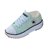 Breathable Canvas Platform Sneaker With Slip Resistant Comfort