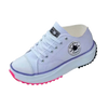 Breathable Canvas Platform Sneaker With Slip Resistant Comfort