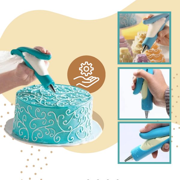 Premium Cake Decorating Kit For Effortless Mess Free Design