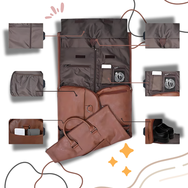 Premium Versatile Convertible Garment Duffel Bag For Seamless Travel