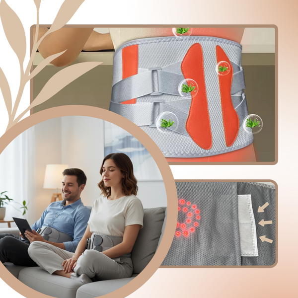 Corseted Sciatica Massager For Pain Relief With Dual Heat