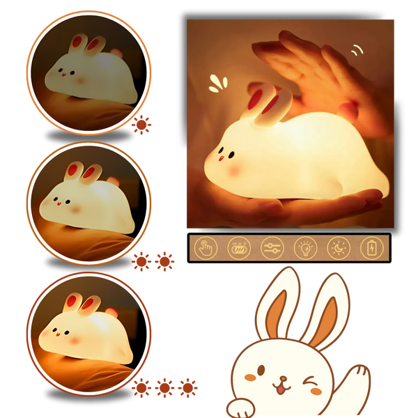 Soft Glow Bunny Night Light For Cozy Welcoming Home Ambiance