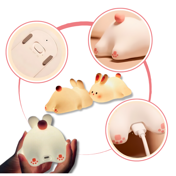 Soft Glow Bunny Night Light For Cozy Welcoming Home Ambiance