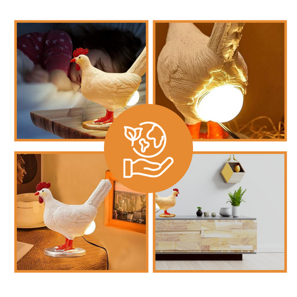 Cozy Egg Lamp for Warm Ambient Lighting and Whimsical Charm