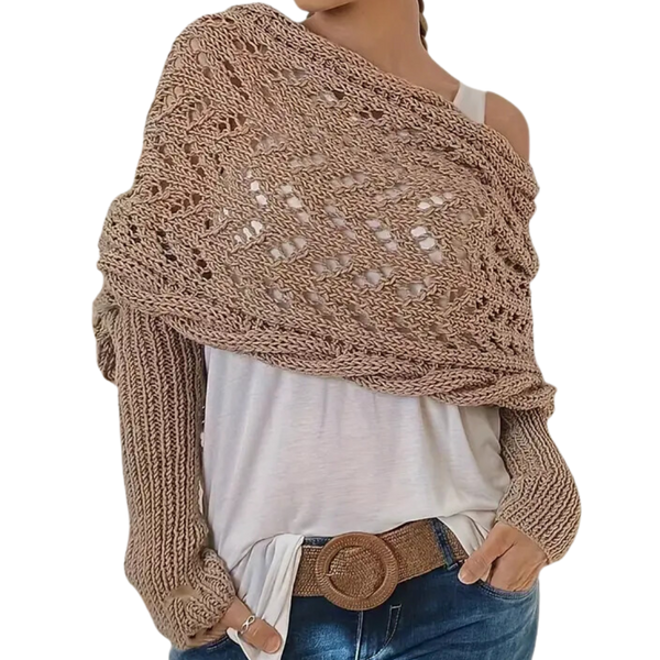 Boho Knit Shrug for Year Round Comfort One Size Fits All