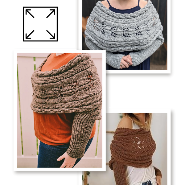Boho Knit Shrug for Year Round Comfort One Size Fits All