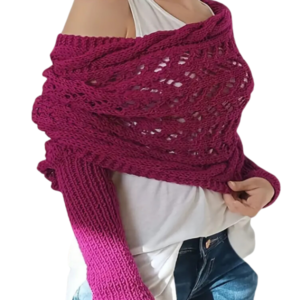 Boho Knit Shrug for Year Round Comfort One Size Fits All