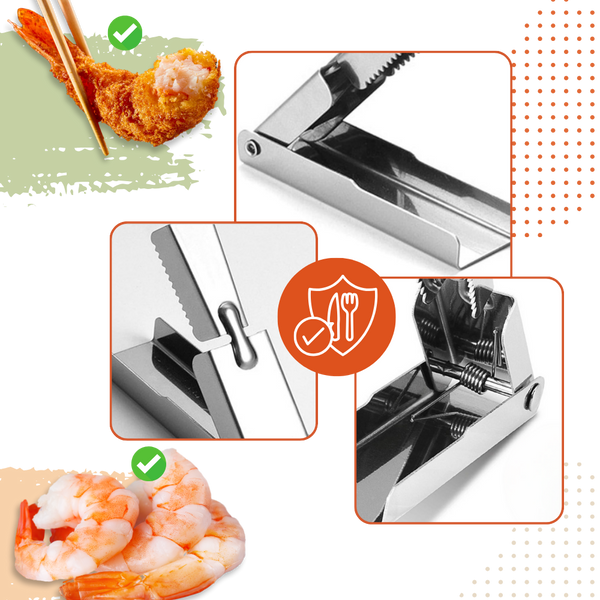 Crawfish Shelling Tool With Effortless Meat Separation And Ergonomic Grip