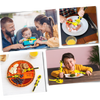 Kids Plate and Utensils Set for Healthy, Independent Mealtimes