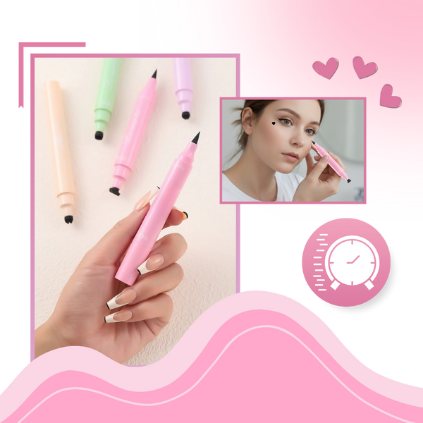 Dual Eyeliner Stamp For Waterproof Smudgeproof Definition