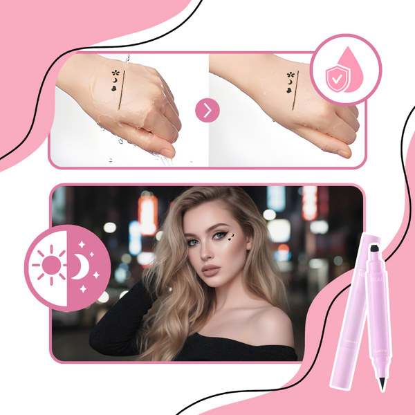 Dual Eyeliner Stamp For Waterproof Smudgeproof Definition
