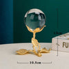 Crystal Ball Globe Premium Glass Decor For Home Office Shelf
