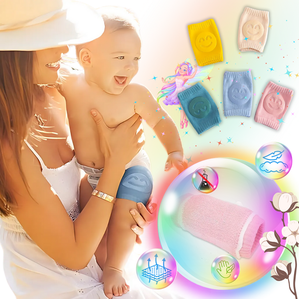Knee Pads for Crawling Kids with Breathable Comfort and Warmth