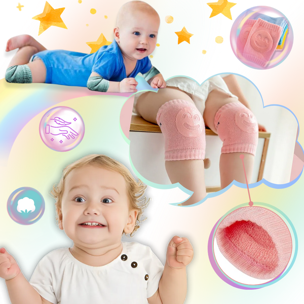 Knee Pads for Crawling Kids with Breathable Comfort and Warmth