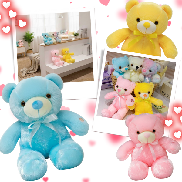 Glowing Plush Teddy For Bedtime Comfort And Soothing Relaxation