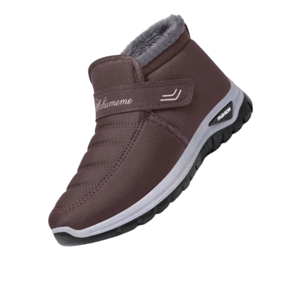 Thermal Cushioned Winter Boots With Non Slip Grip Sole Warm And Dry